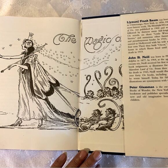 1999 The Magic of Oz Book Frank L Baum Dust Jacket Color Plates - Picture 13 of 13